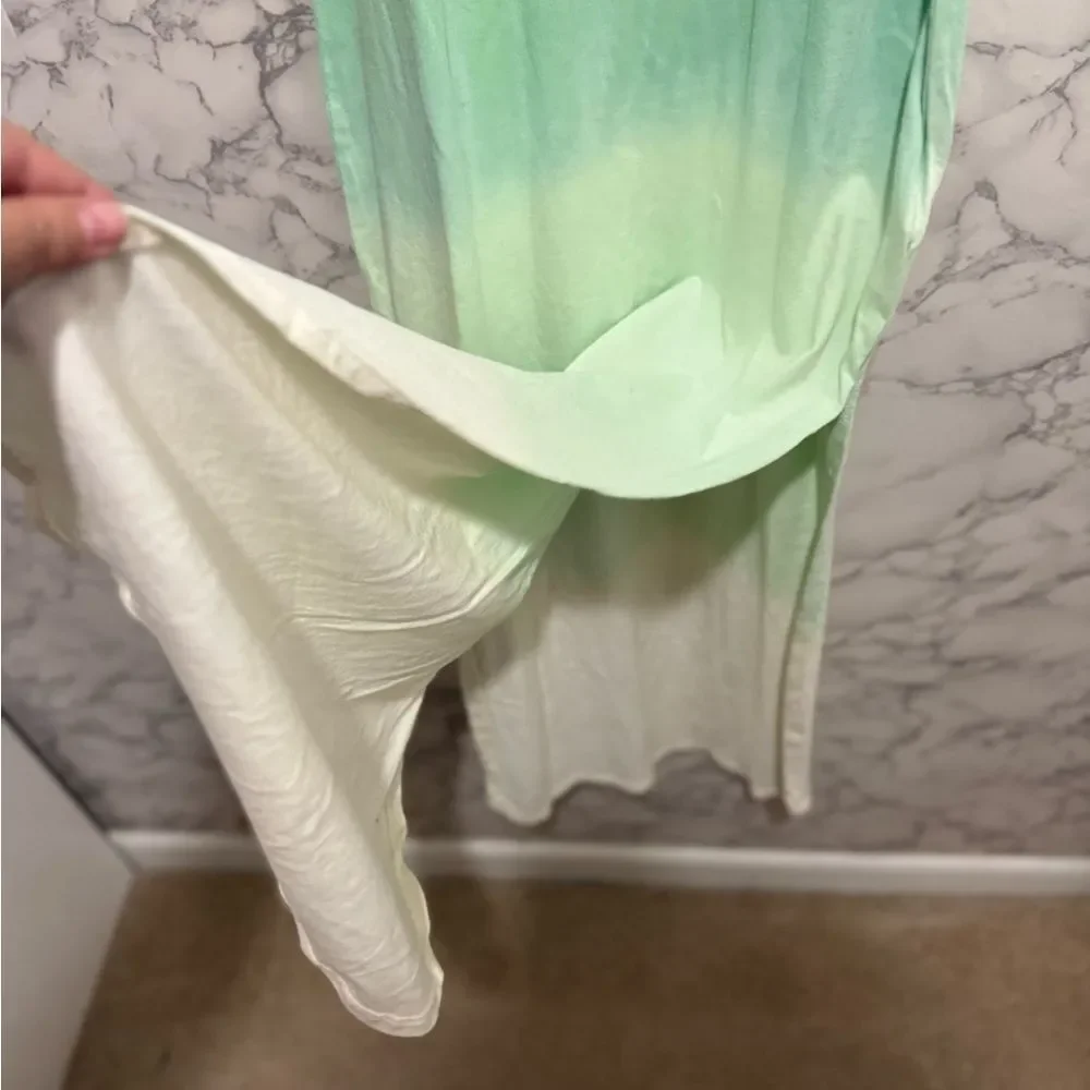 NEW Eleven Paris Mint and White Maxi Dress Size XS